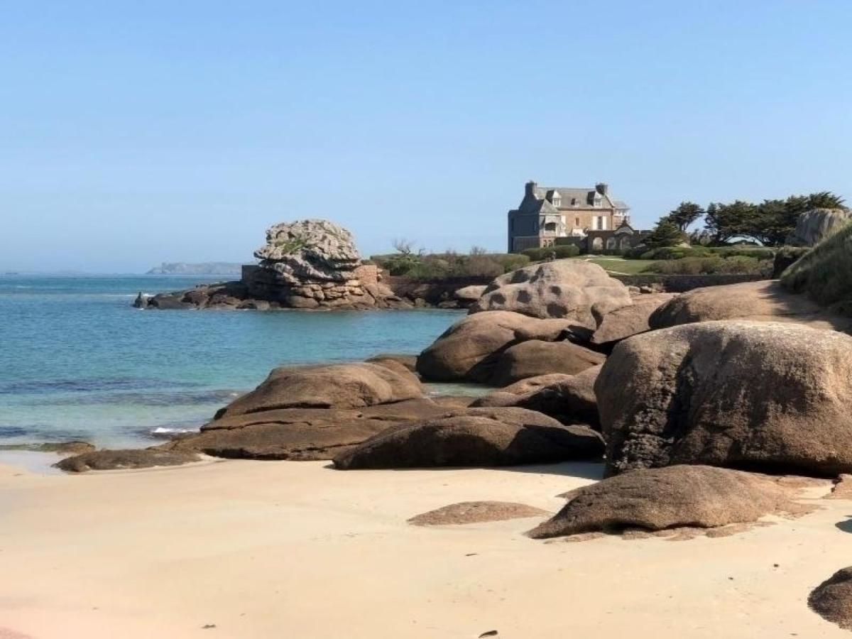 Appartement Spacieux Avec Wifi Et Parking A Tregastel, Proche Plage - Fr-1-368-18 エクステリア 写真